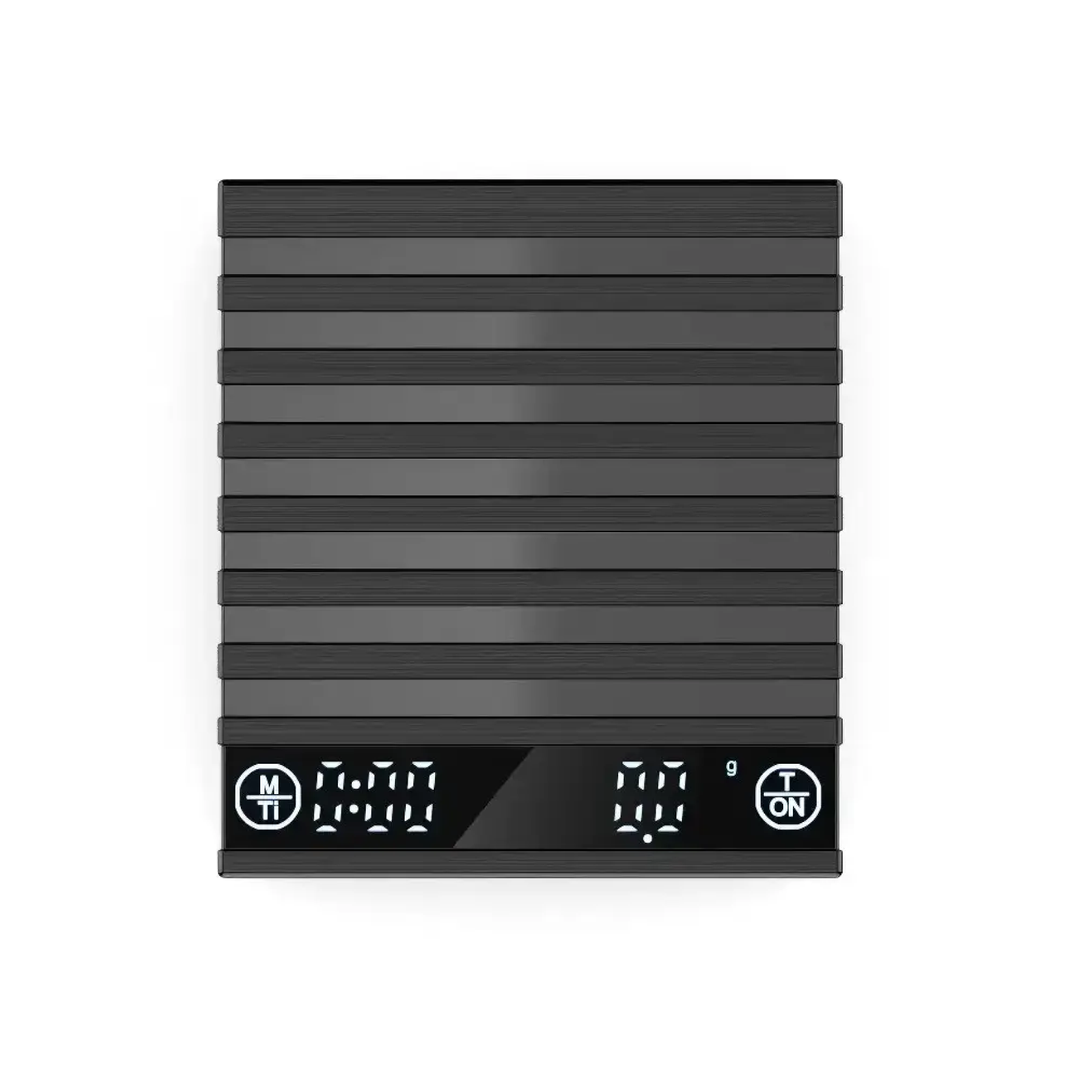 Ваги для кави з таймером Mini Black Scale, електронні кухонні ваги бариста, точність 0,1 г